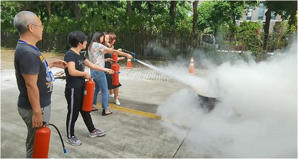 突擊式消防演練，安全生產沒有彩排！